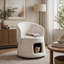 Pet Friendly Chair with Hidden Nook,Convertible Stool,and Storage-131248109
