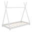 Lit plateforme simple avec structure triangulaire