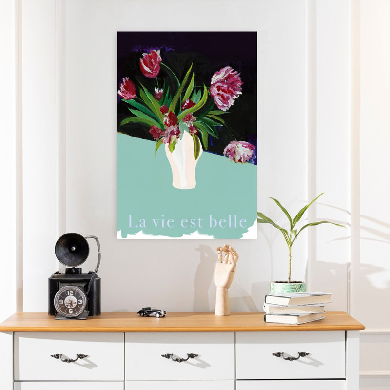 Art mural Les Fleurs 7, H 24 po x l 16 po