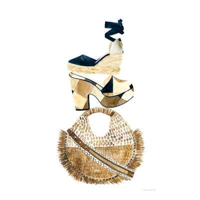 Beach Glam II - bleu marine