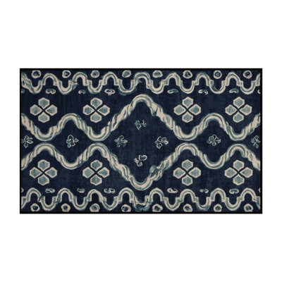Tapis gris lavable à la machine