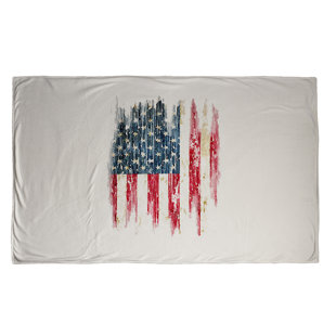 Couverture drapeau American grunge