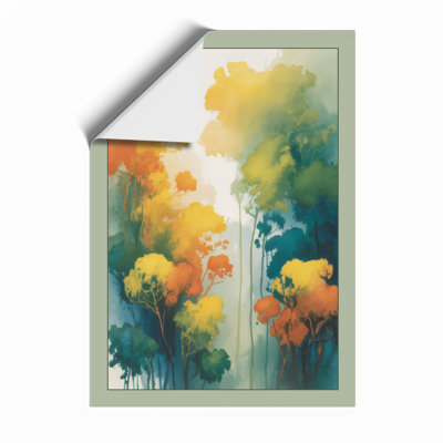 Garden In Golden Light Botanical - Print