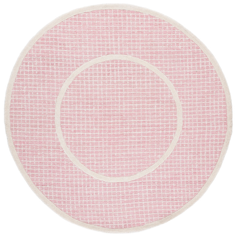 Tapis en laine touffeté à la main Pine, Rond 6 pi