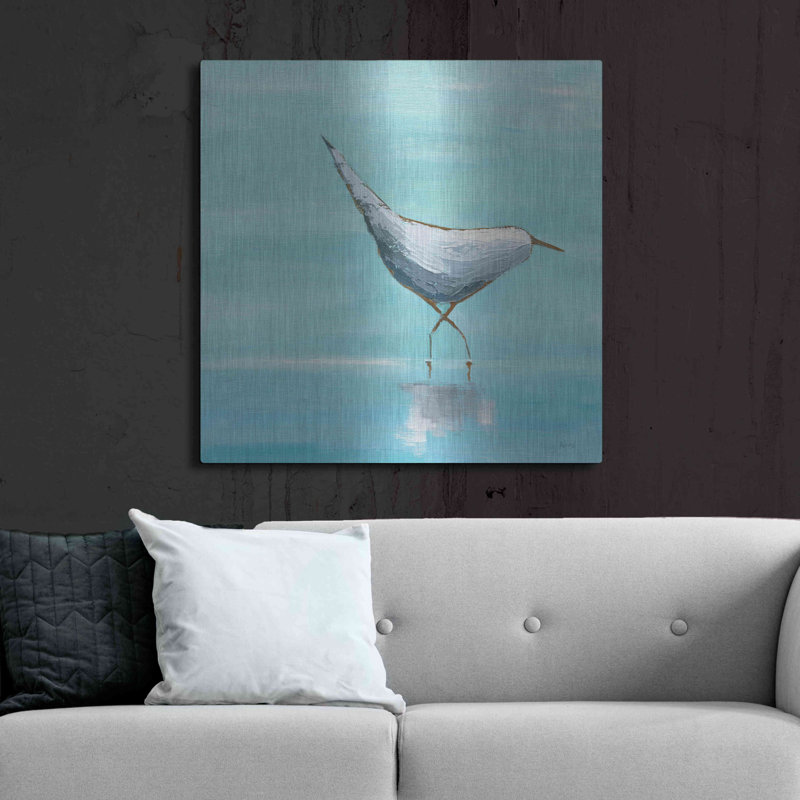 «Egret I» par Phyllis Adams, H 36 po x l 36 po