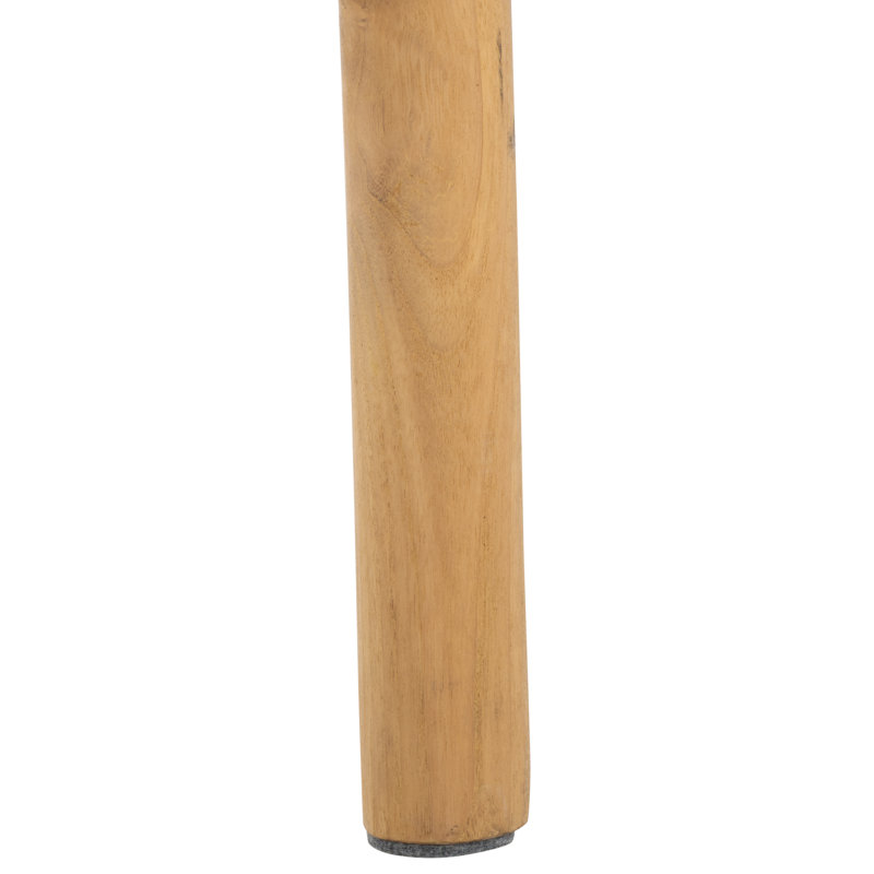 Jeremiah Woven Leather Counter Stool, Natural, Tan