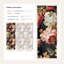Rouleau de papier peint floral amovible