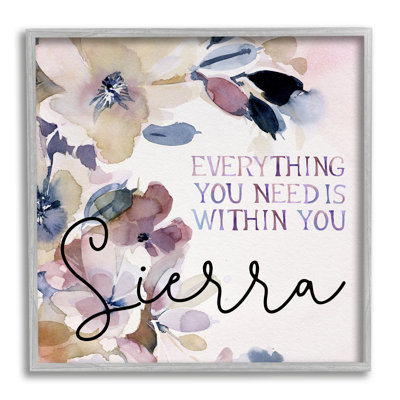 Everything You Need cmw-094 Personalized Wall Art