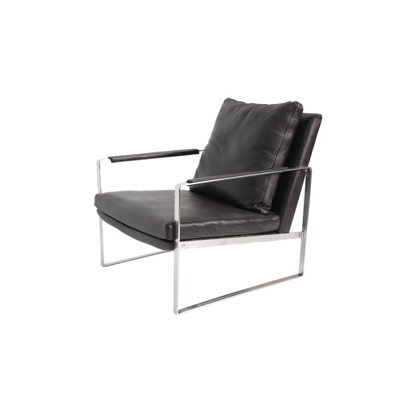 Zara Armchair, Brown Leather