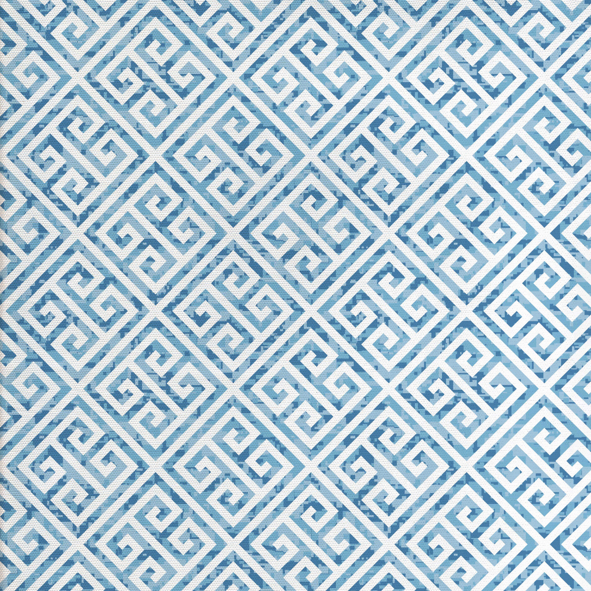 Baroque Pattern Fabric Greek Key Pattern Satin Fabric Summer 