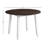 Extendable Round Solid Wood Dining Table
