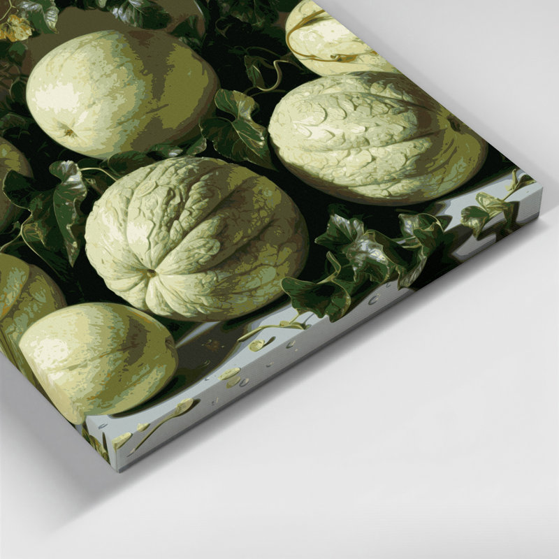 «Fruit Winter Melon», art mural sur toile, H 11 po x l 14 po