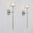 22 Inch Dimmable LED Modern Luxurious Crystal Wall Sconces Set Of 2-1529053872