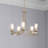 Ashford 5 - Light Dimmable Wagon Wheel Chandelier