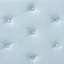 Repose-pieds avec rangement en velours bleu Loft, H 17,3 po x l 35,2 po x P 17,41 po