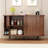 Spacious Storage Sideboards & Buffets, Walnut Mdf Modern Cabinet For Dining