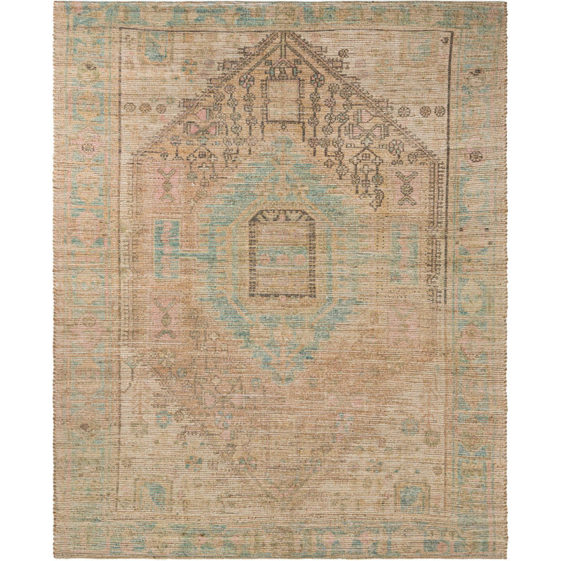 Markdavid Cotton Oriental Indoor Rug, Rectangle 7'10" x 10'