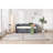 Twin Size Upholstered Daybed With Trundle,USB Port ,Side Pockets, Modern V-Grained Backrest Design,No Box Spring Needed, For Bedroom, Guest Room ( Grey, Twin)-739499904