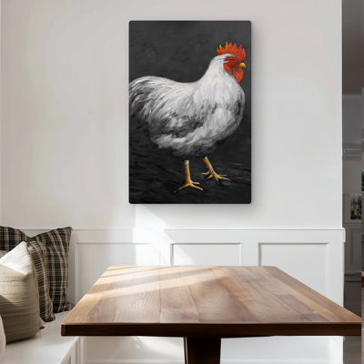 2 - White Metal Print for Farm Animal Decor