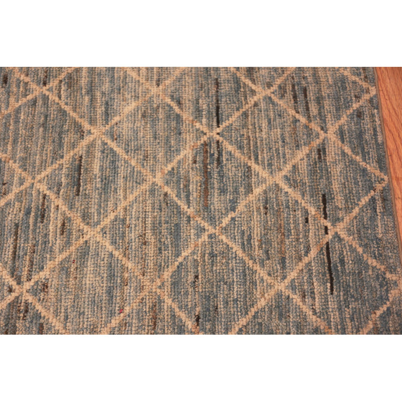 Nazmiyal Collection Modern Moroccan Runner Rug