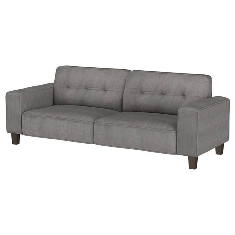 Canapé Burnsville, Gris anthracite