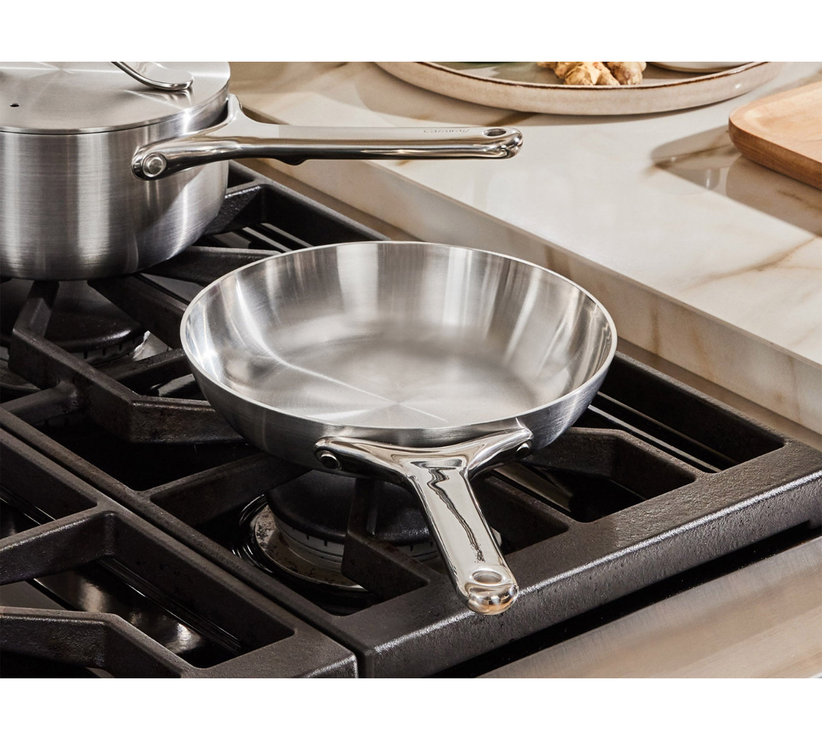 Caraway Stainless Steel Fry Pan, 8"