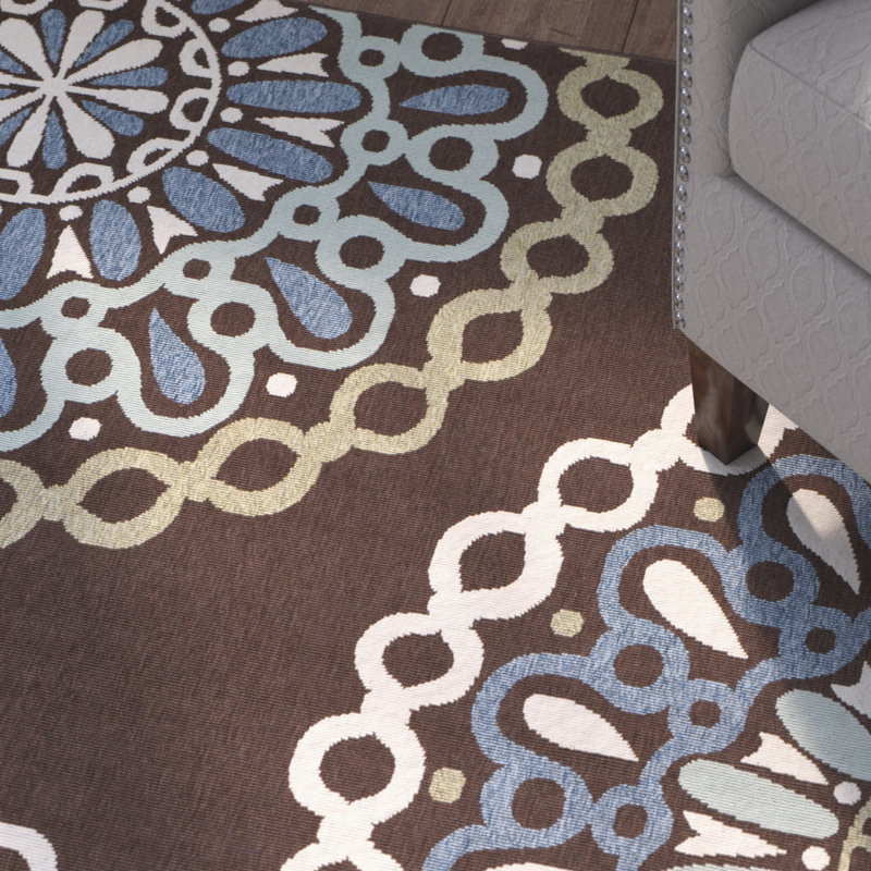 Centeno Veranda Performance Geometric Indoor/Outdoor Area Rug, Rectangle 2'7" x 5'