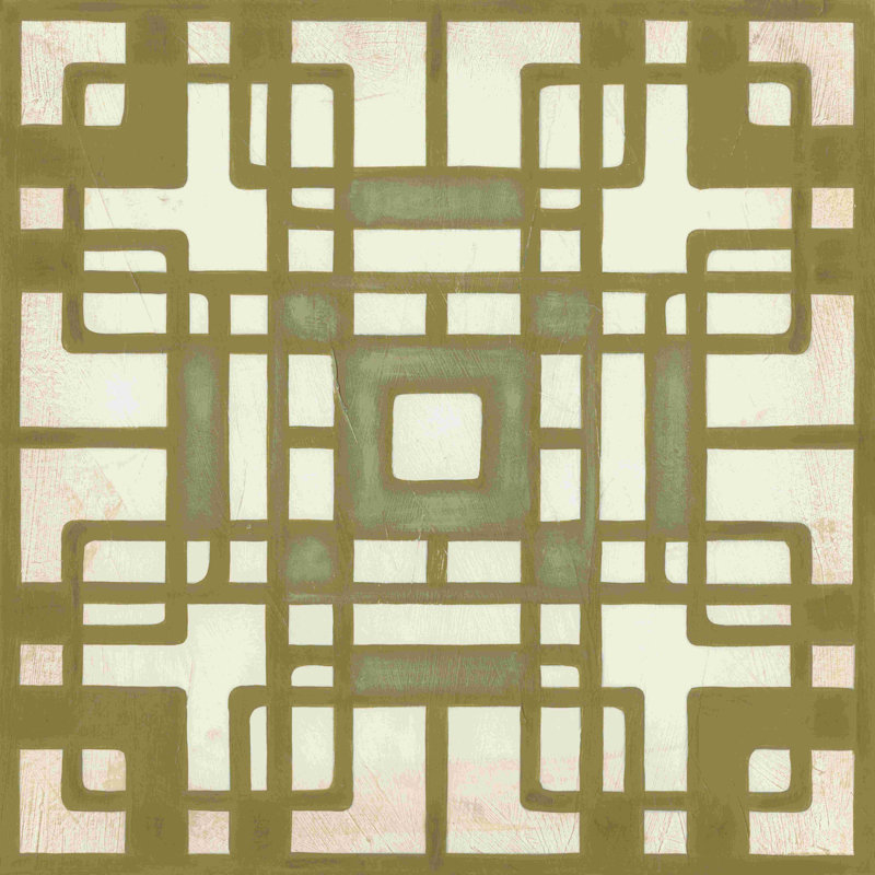 Carreau décoratif non embelli II, H 12 po x l 12 po
