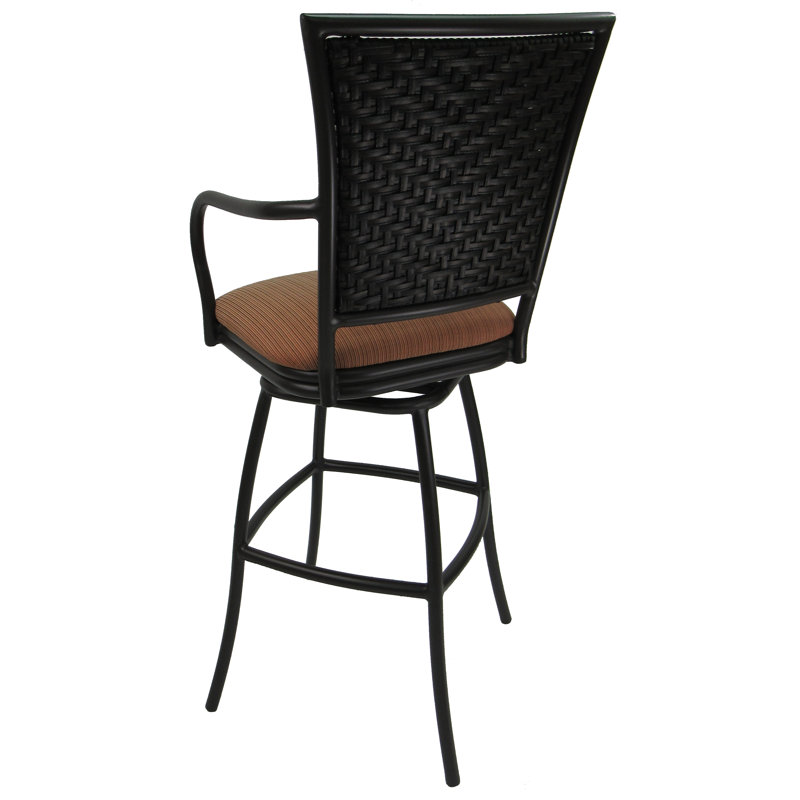 Tabouret de bar Cutlip, 35 po, Terracotta