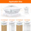 Lampadaire solaire pour poteau d'extérieur, paquet de 4 lampes de clôture solaire et de poteau de terrasse avec 2 modes d'éclairage, IP65 résistant aux intempéries, convient aux poteaux en bois ou en vinyle de 4 po et 5 po