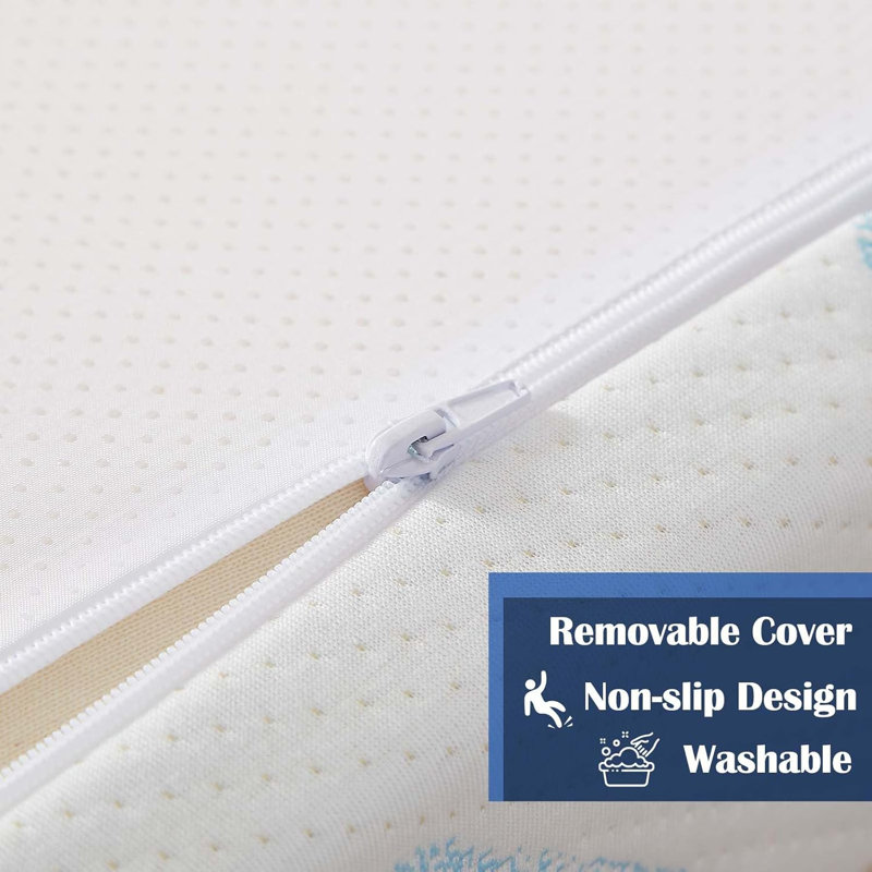 Matelas en mousse viscoélastique gélifiée mi-ferme Alwyn Home, 5", Grand lit