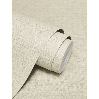 Isla Plain Luxury Textured Vinyl Wallpaper