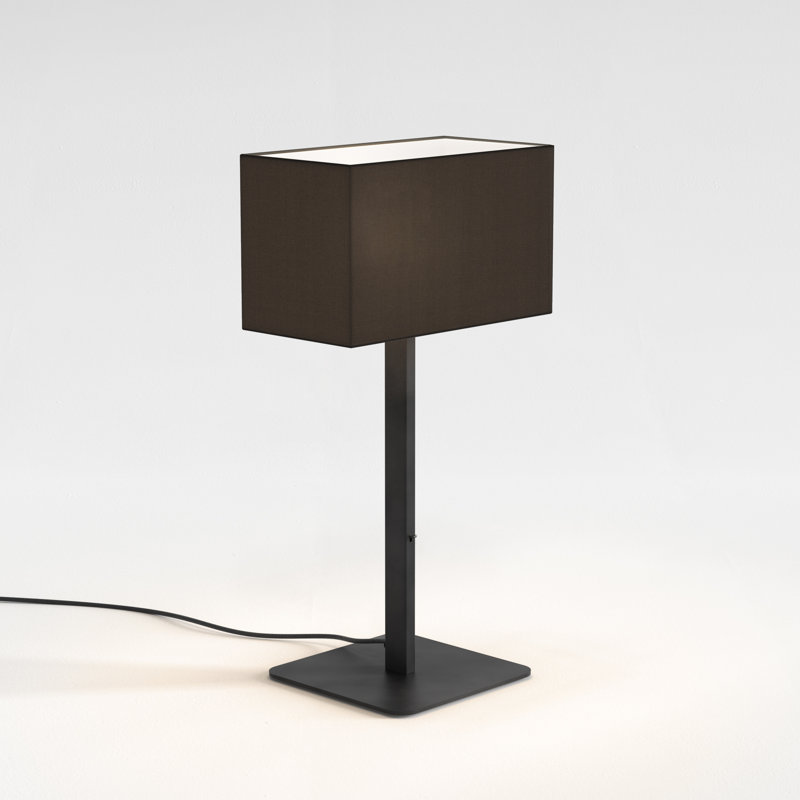 Beaumont Standard Lamp, Black, Polycotton