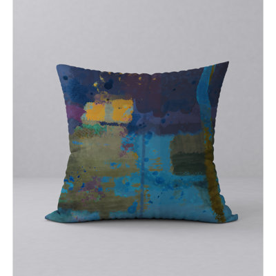 Appealing Abstract Reversible Throw Pillow