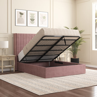 Barkat Upholstered Ottoman Storage Bed