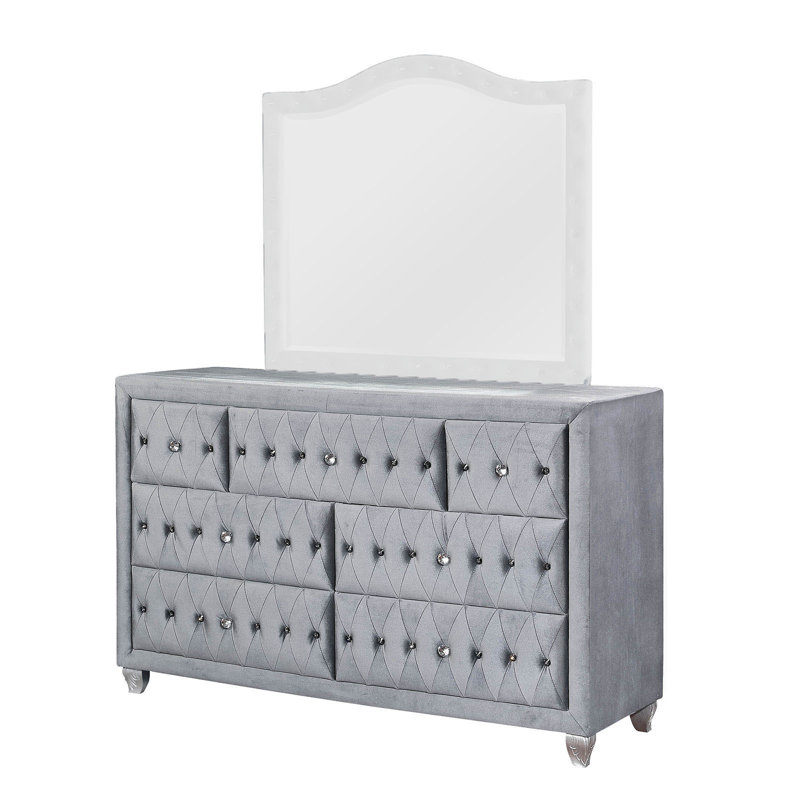 Commode double l 60,88 po Imamudeen, gris