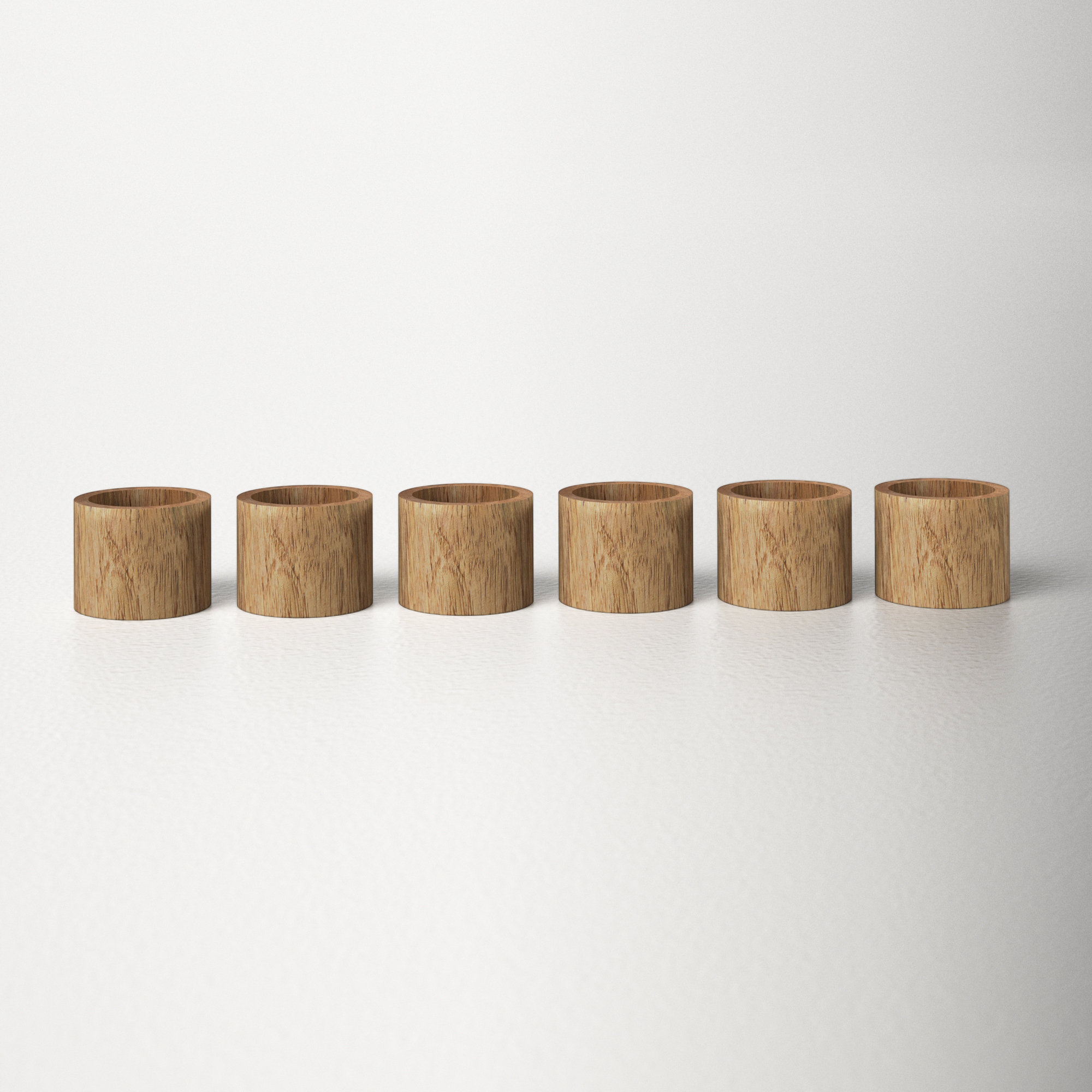 Wood Band Napkin Ring, Tan