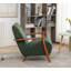 Upholstered Linen Blend Armchair-8834845