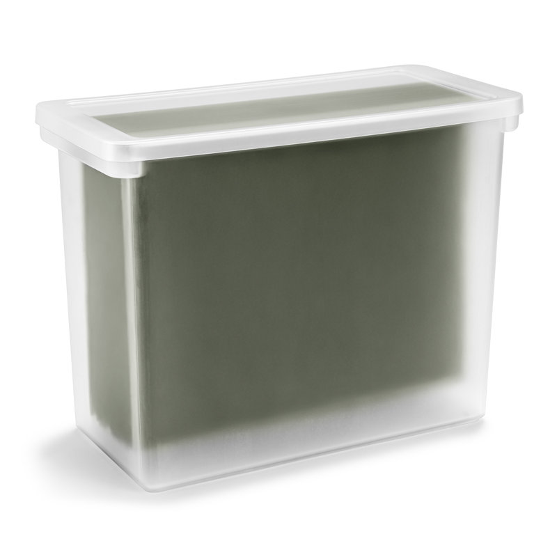  Stationery File Box - Binder & Notebook Bin with Lid