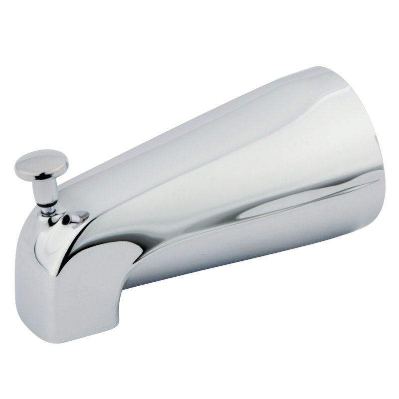 Bec de baignoire mural, Chrome / chrome