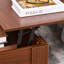 Table basse à plateau relevable 39 po avec compartiment de rangement dissimulé et tablette ouverte-309378938