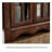 48.03" Brown Corner Solid Wood Accent Cabinet