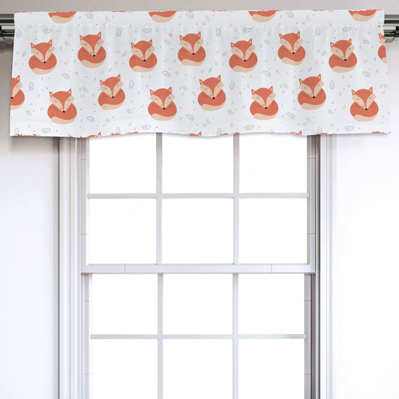 Sateen Ruffled Window Valance