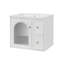 Meuble-lavabo mural 24 po avec lavabo en céramique et 2 tiroirs