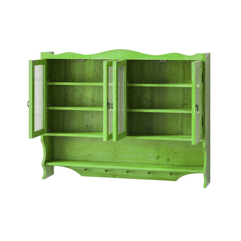 Armoire murale 39,4 "pour la cuisine, Vert