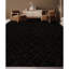 Rectangle Geometric Hand-Knotted Wool Area Rug in Black/Gray-1738800903