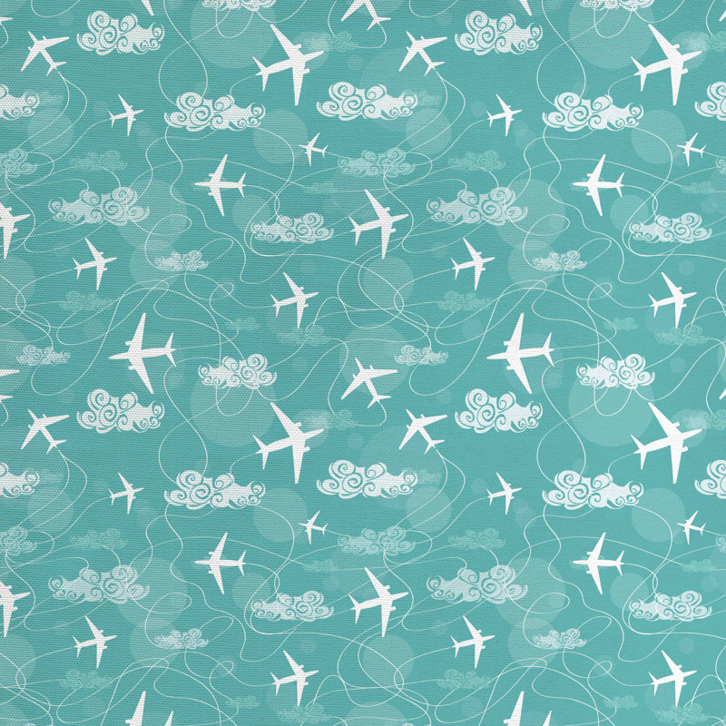 Tissu d’avion, l 58 po x L 72 po