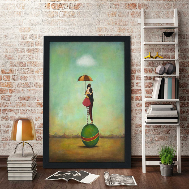 " Circus Romance " by Duy Huynh, Espresso Framed, 49.5" H x 33.5" W x 1" D