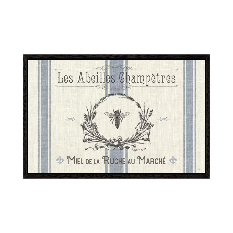 French Farmhouse I - Print on Canvas, Black Framed, 66.04 cm H x 45.72 cm W