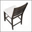 Ensemble de salle à manger à hauteur de comptoir 7 pièces Classic avec finition espresso foncé, table extensible et sièges rembourrés confortables
